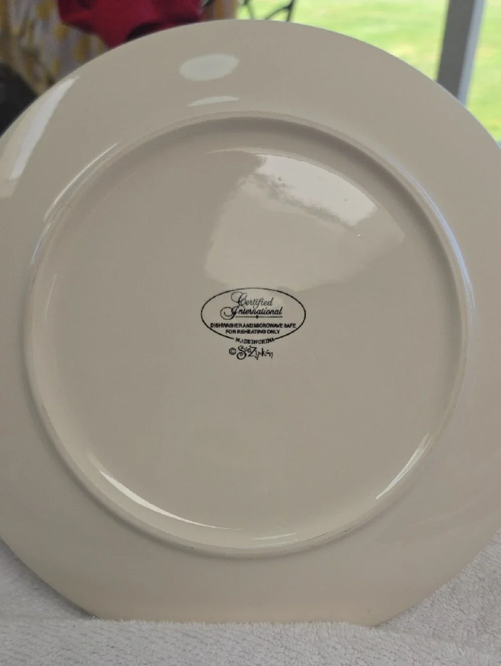 Certified International Happy Birthday Cup and Plate Set
